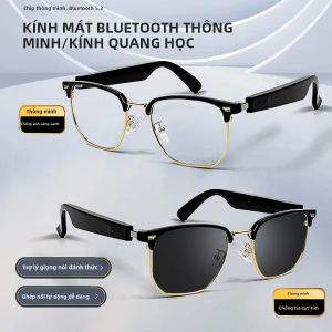 Kính Thông Minh Tai Nghe Bluetooth 2 Trong 1 MZ09 Tích Hợp Loa Chống Ánh Sáng Xanh Chống Nước Nghe Nhạc Gọi Điện Và Xem Video