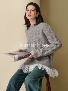 INMAN | Áo Sweater Cáp Velvet Gạo Nếp Màu Khối Dễ Dàng Mặc
