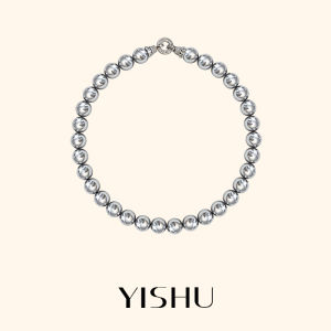 YISHU | Dây Chuyền Hạt Ngọc Trai Xám Tahiti