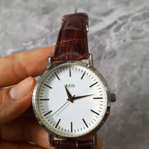 Đồng hồ nam AZUL dây da second hand si nhật- đã qua sử dụng
