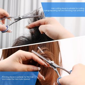 Kemei กรรไกรตัดผมมืออาชีพ 11 ชิ้น ตัดผมลดน้ำหนัก ความงามและคุณภาพเสริมด้วยเครื่องมือที่เหมาะสม