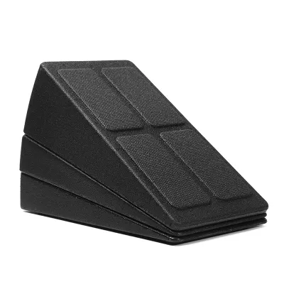 3Pcs Adjustable Squat Wedge Block Non‑Slip Foam Slant Board Leg Calf Stretcher Foot Raise Wedge for Yoga Gym Physical Therapy