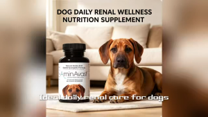 AminAvast Canine Kidney Support Capsules Natural Amino Acid Formula For Dog Daily Renal Wellness Care60ct