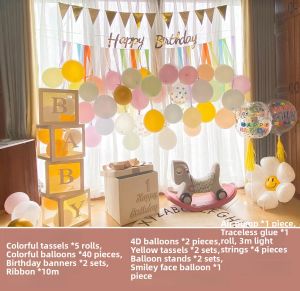 HUANGLISHI | Birthday Party Balloon Decoration for Kids
