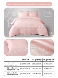 M·J BABY | Bộ Đồ Chăn Ga Gối Bông Cấp Cao 4 Món