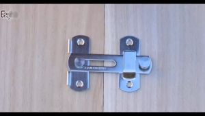 Stainless Steel Double Door Lock Hasp Security Padlock Latch for Cabinet Gate Sliding Door