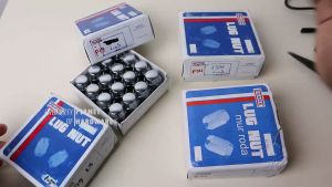 Fujita Lugnut Mur Roda Mobil 3.5 Cm Warna Chrome