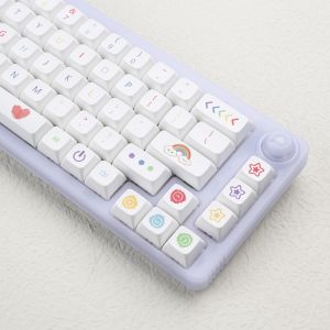 【Keycap Only】127 Keys Crayon Pencil Keycaps XDA Profile PBT Dye Subbed Keycaps For Cherry MX Switch Mechanical Keyboard RK61/Anne Pro 2/GK61