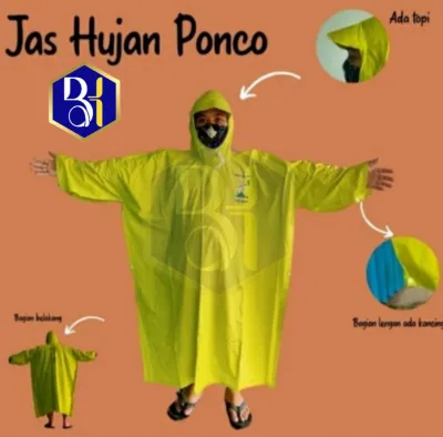 Jas Hujan Ponco - Cap Kapak TermurahTerlembut