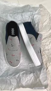 Kspring รองเท้าสลิปออน แบบสวม สวมใส่สบาย ไม่ต้องผูกเชือก รองเท้าผ้าใบผู้หญิง สลิปออน