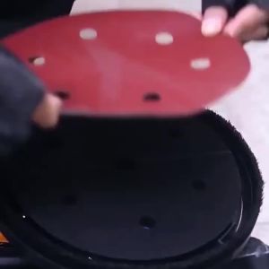 10 pcs 9 Inch 6 Hole 225mm Sanding Discs Hook and Loop Adhesive Sandpaper for Random Orbital Sander 60-2000 Grit Abrasive Sheets