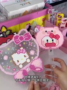 YUGUANG | Transparent DIY Handmade Fan Handle Accessories