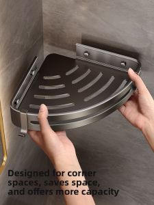 ERMO | Triangle Corner Storage Rack