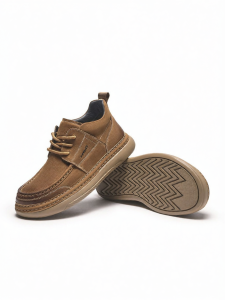Hotwind | High Top Thick Sole Casual Leather Shoes