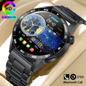 LIGE 2025 Original Smart Watch Men Heart Rate Monitor Bluetooth Call IP68 Waterproof Sport Fitness Smartwatch Women