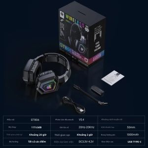 ONIKUMA | Tai Nghe Chơi Game Không Dây ONIKUMA GT806 2.4GHz Bluetooth 5.3 Ba Chế Độ Driver 50mm Mic RGB Độ Trễ Thấp Dành Cho PC PS5 PS4 Laptop Switch