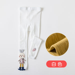 กางเกงขายาวผ้าฝ้ายบางสำหรับเด็ก กางเกงขายาวผ้าฝ้ายแท้สำหรับเด็ก ฤดูใบไม้ผลิและฤดูใบไม้ร่วง กางเกงขายาวสำหรับเด็กผู้หญิง 9 ฟุต ใส่ได้ตลอดทั้งปี ไม่มีกระเป๋า