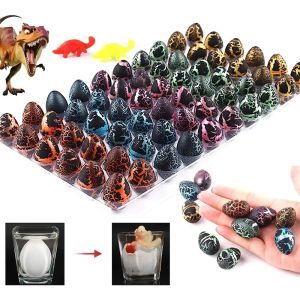 10pcs Water Raised Eggs Soaked in Water to Hatch Dinosaur Eggs Animal Model Education Childrens Water Swelling Toys