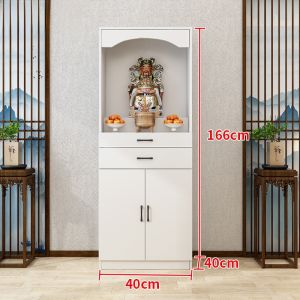 Economical Home Use Buddha Niche Cabinet God of Wealth Altar Table Guanyin Bodhisattva Incense Table Buddha Altar Niche Cabinet