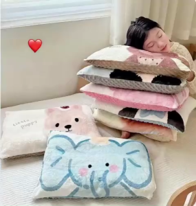 Gối Nằm Hoạt Hình Nhung Mềm 50x28cm - Gối Ngủ Cute Kê Đầu Sofa Gối Ôm Decor