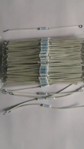 5/10 Pack 10A 250V Thermal Fuse Ceramic Temperature Fuse Can Bear 185C Degrees