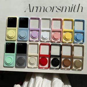 เคสโทรศัพท์ Samsung Galaxy Z Flip7 Z Flip6 Z Flip5 แบบพับได้ ดีไซน์น่ารัก สไตล์เกาหลี ป้องกันการตกหล่น สำหรับผู้หญิงและผู้ชาย