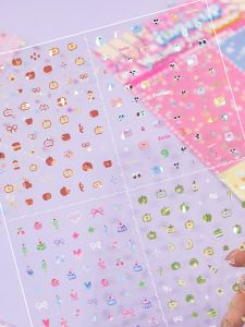 ติดเล็บสติกเกอร์สุดน่ารัก Mini Deco สำหรับตกแต่งเล็บ เล่มสุดน่ารักสำหรับผู้หญิงและเด็ก ใช้กับเล็บสีพื้น