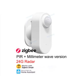 Cảm Biến Hiện Diện Của Con Người Tuya Zigbee 24G MmWave Radar PIR Phát Hiện Độ Sáng Thông Minh Chạy Bằng Pin Cho Trợ Lý Gia Đình