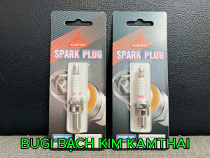 [HCM] Bugi Bạch Kim 3 chấu KAMTHAI gắn xe máy Sirius Wave Dream Exciter Winner Airblade SH .....