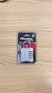 Khóa Mật Khẩu Master Lock 653D – Rộng 51mm Mã 4 Số Chống Va Đập Dùng Cho Khóa Tủ