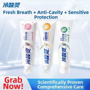 LENGSUANLING | Sensitive Care Refreshing Breath Cavity Prevention Teeth Strengthening Probiotics Gum Protection Toothpaste 140g