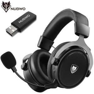 NUBWO Dual Gaming Headset 2.4G DongleUSB Bluetooth 5.3 Technology With Noise Canceling Microphone For PS5 PS4 PC Mobile Switch ﻿