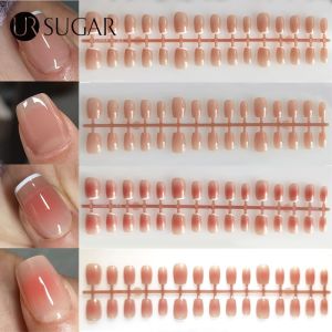 UR SUGAR 30Pcs Nail Tip Fake Nail Fashion Wearable False Nails Simple Full Cover Press on Nails DIY Wear Nail Tool