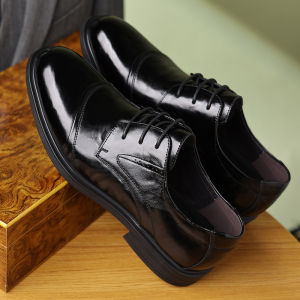 Wedding Groomsman Stylish Derby Shoe First Layer Cow Leather