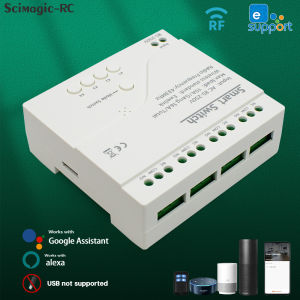 EWELINK WiFi Smart Switch Relay for Home Automation 7-32V 85-250V Dry Contact Circuit Breaker Momentary Self-Locking 433 Module