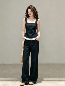 Confident Street Fashion Blue Denim Set