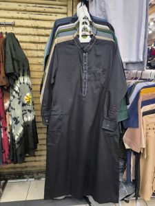 GAMIS PRIA KATUN TOYOBO POLOS DEWASA REMAJA Lengan Panjang jubah