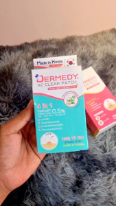 Dermedy AC Clear Patch Salicylic Green&Pink เดอร์มีดี เอซี เคลียร์ แพทซ์แผ่นแปะสิวมีขนาด2สี (1pcs)