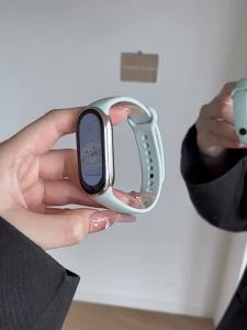 Sport Strap For Xiaomi Mi band 8-9 NFC Replacement miband9/8 silicone Bracelet waterproof Watchbands smart mi band 9 Accessories