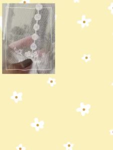 1Pc French Luxurious Princess Style Elegant Lace Window Curtain Single Piece for Chic Home Decor