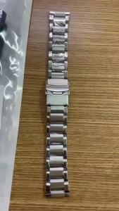 langley | Stainless Steel Watch Band 20mm 22mm 24mm Metal Watch Strap for Seiko Diving Folding Buckle Bracelet Replacement Strap Men Belts
