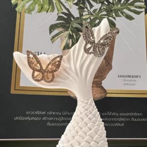 keywords: be your bag, ก้านเงิน, สีสาเหตุ, S925, ผีเสื้อเงิน, ทอง Code 2036