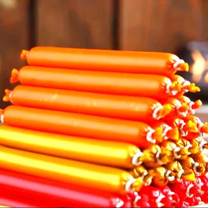 สุนัขไส้กรอกแฮม เนื้อ เป็ด ไก่ ปลา สุนัข อาหารแมว ขนมแมว 15g 40 ชนิด ราคาถูกต้อง