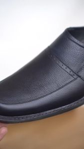 Sandal Slop Pria Bustong Kulit Model Semi Formal BP806