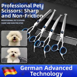 German Crafted Pet Grooming Tool Curved Scissors
