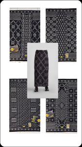 Sarung Hitam Motif Batik Gus Iqdam Wadimor Terbaru 2024 Pria Dewasa Kwalitas Full Tenun Bisa COD