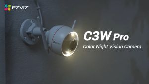 EZVIZ C3W Pro 4MP Full Color Outdoor Wifi Camera |Active Defense with Light and Sound | IP67 Dust and Water Protection