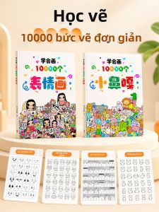 JIEXI | Sách Tô Màu & Vẽ Giáo Dục 10000 Mẫu
