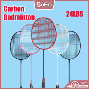 Original Badminton Set 100% Full Carbon 4U 24lbs Profession for Traning Rackets