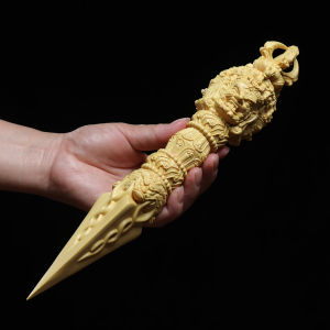 Boxwood Craft Puba King Kong Pendant Monster Subduing Club Extra Large Tantric Dharma-Vessel Furnishings Ornaments Safe Pendant